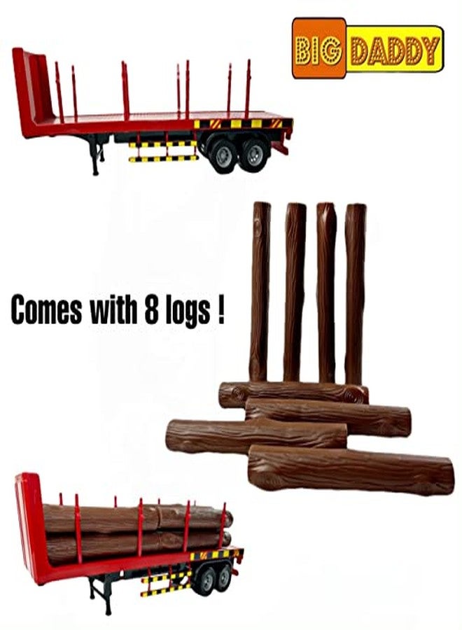 Big Daddy Big Rig Heavy Duty Tractor Trailer Transport Series Lumber Truck Tractor Trailer - Image 5